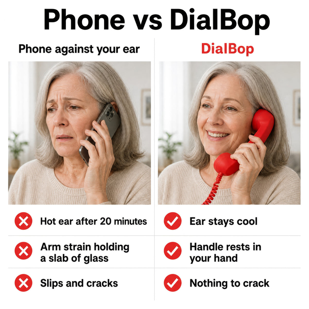 ☎️ Retro Classic Phone Handset – Turn Your Smartphone Into a Classic Call/Type C
