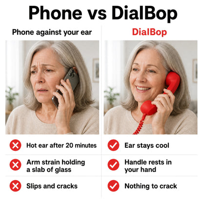 ☎️ Retro Classic Phone Handset – Turn Your Smartphone Into a Classic Call/Type C