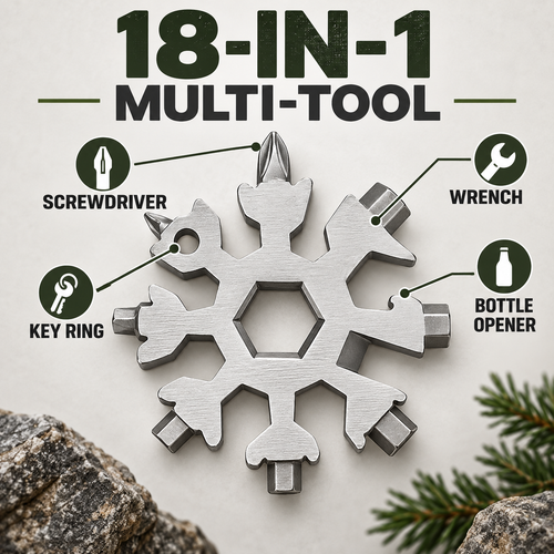 🔥Last Day 49% OFF-18-in-1 Snowflake Multi-Tool