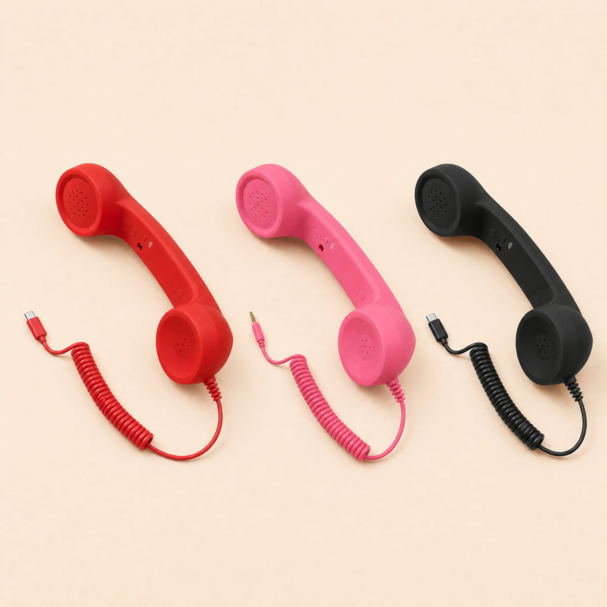 ☎️ Retro Classic Phone Handset – Turn Your Smartphone Into a Classic Call/Type C