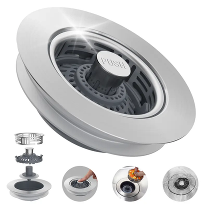 3-in-1 Kitchen Sink Strainer