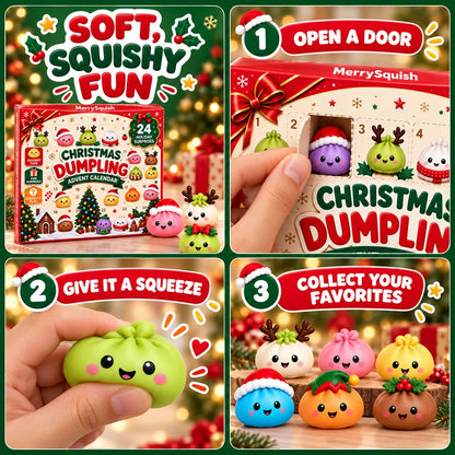 💥LAST DAY 49% OFF🎄Christmas Mini Squishies Advent Calendar 2026